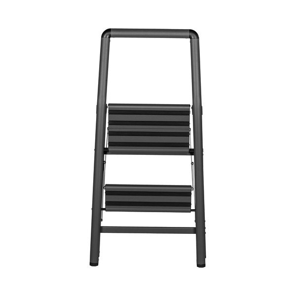 Pilkos kopėčios Wenko Compact, aukštis 91,5 cm-image-4