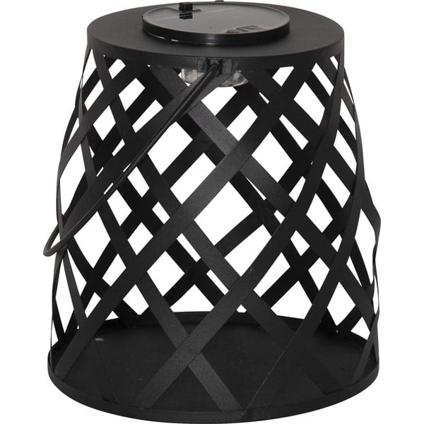 Juodas LED žibintas Star Trading Calabria, aukštis 20 cm-image-3