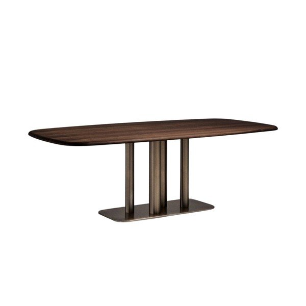 Valgomojo stalas iš riešutmedžio 100x180 cm Melvar – Kave Home