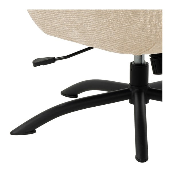 Kreminės baltos spalvos krėslas su kėdute Actona Talgarth-image-4