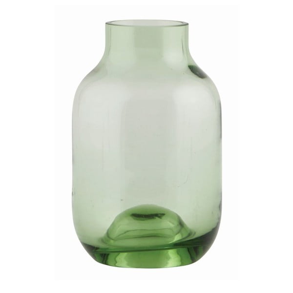 Vaza iš žalio stiklo, maža