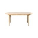 Sulankstomas ąžuolo apdailos valgomojo stalas 100x190 cm Carno - Unique Furniture