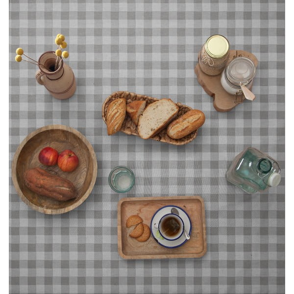 Staltiesė Couture pilka Vichy, 140 x 140 cm-image-2