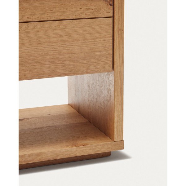 Spintelė natūralios spalvos iš ąžuolo 100x163,5 cm Alguema – Kave Home-image-4