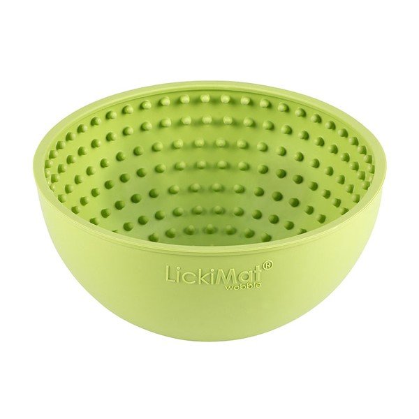 Laižymo dubuo Wobble Light Green - LickiMat-image-1