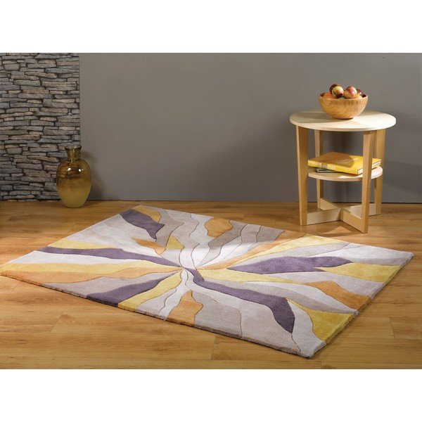 Geltonas kilimas Flair Rugs Splinter, 160 x 220 cm-image-4