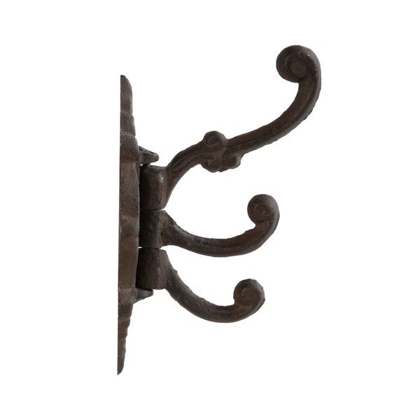 Sieninis iš metalo kablys tamsiai rudos spalvos – Esschert Design-image-2