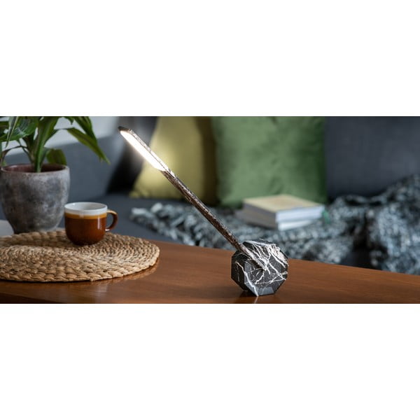 Stalinis šviestuvas juodos spalvos LED (aukštis 38 cm) Octagon One – Gingko-image-4
