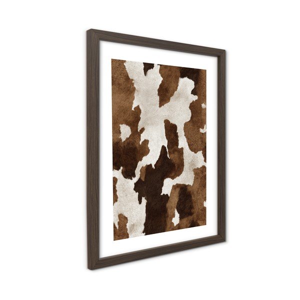 Spausdintas paveikslas su rėmeliu 30x40 cm Cowhide – Styler-image-3