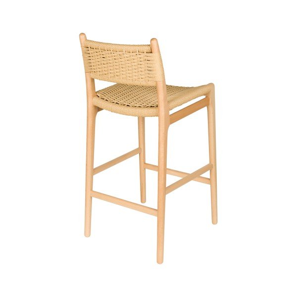 Šviesios natūralios spalvos iš buko masyvo baro taburetė (sėdynės aukštis 67,5 cm) Cecile – Dutchbone-image-4