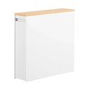 Baltos spalvos iš metalo vonios lentyna 14x55 cm Tower – YAMAZAKI