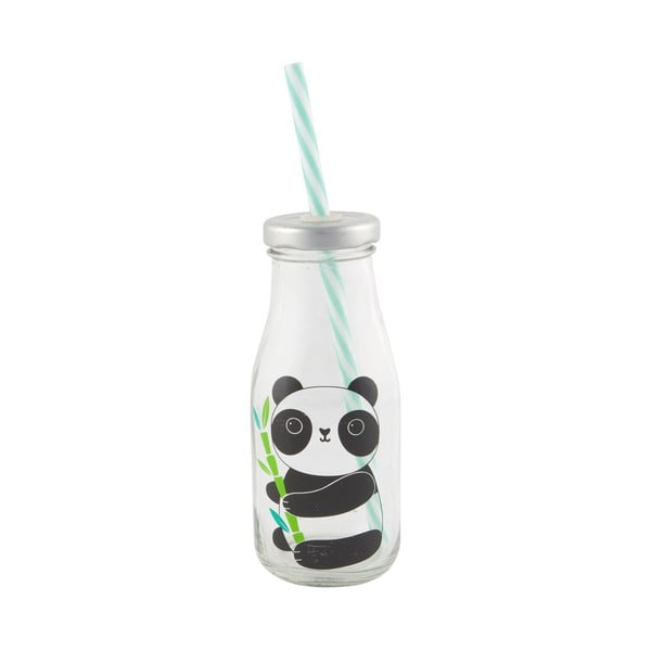 Stiklinė su šiaudeliais Sass & Belle Aiko Panda