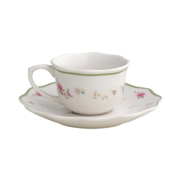 Baltos spalvos iš porceliano  puodeliai 2 vnt. espreso 90 ml Nonna Rosa – Brandani-image-2