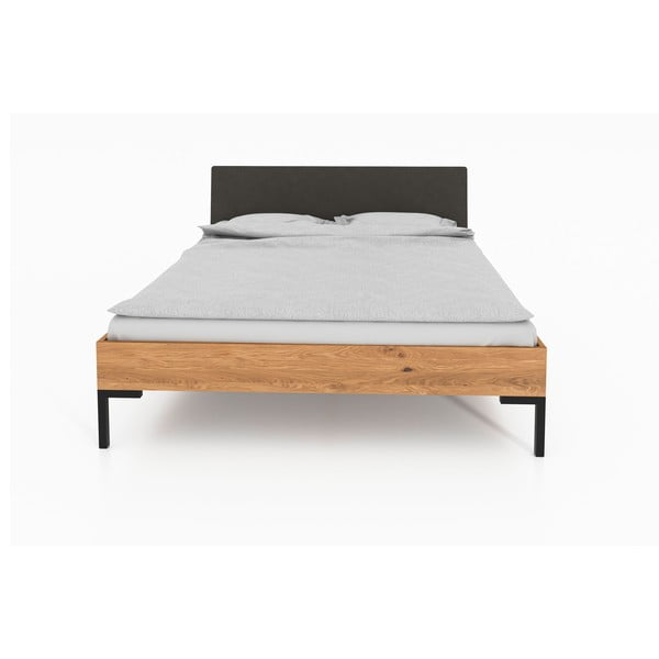 Minkšta ąžuolinė dvigulė lova 180x200 cm Abises 1 - The Beds-image-3