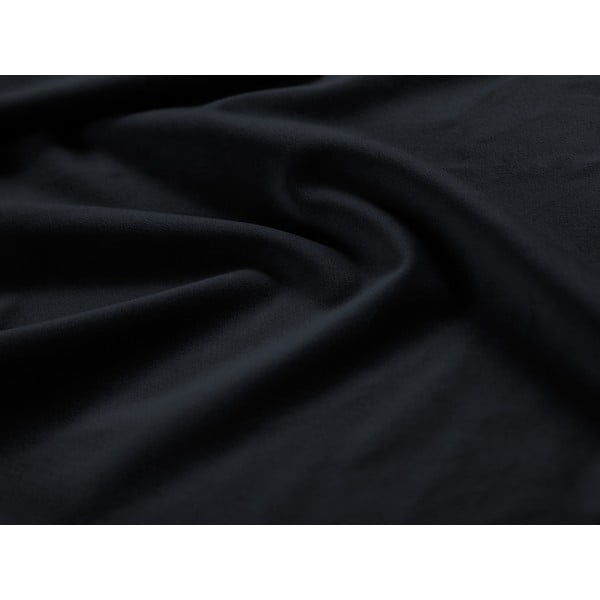 Tamsiai mėlynos spalvos dvigulė lova audiniu dengta su sandėliavimo vieta su lovos grotelėmis 200x200 cm Campi – Cosmopolitan Design-image-3