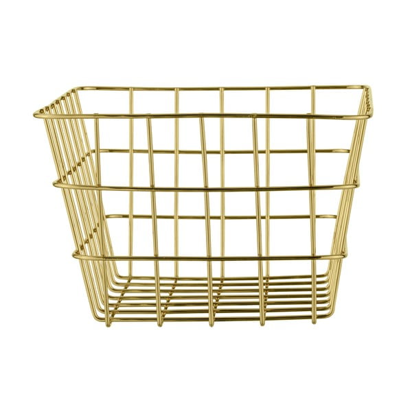 Auksinis metalinis krepšys daiktams Wenko Viana-image-3
