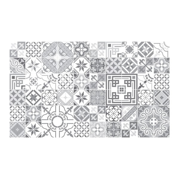 60 dekoratyvinių sienų lipdukų rinkinys "Ambiance Shades of Grey", 15 x 15 cm-image-2