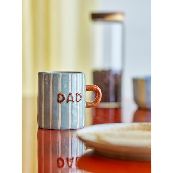 Šviesiai mėlynos spalvos iš keramikos puodelis 325 ml Cherish – Bloomingville-image-1