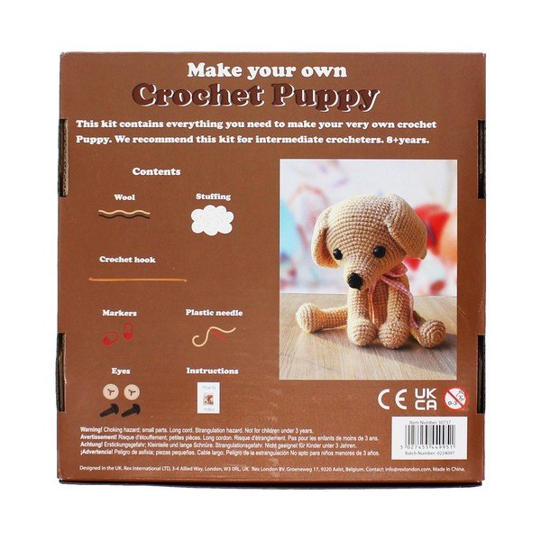 Kūrybinis žaislas DIY Crochet Puppy – Rex London-image-4