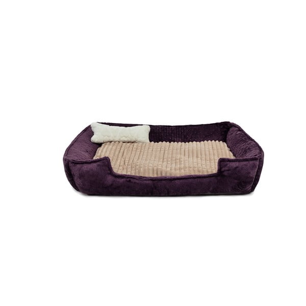 Violetinis pliušinis gultas Nest - Lydia&Co
