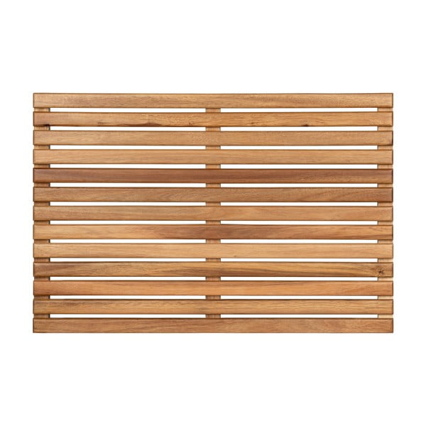 Iš medienos vonios kilimėlis natūralios spalvos 40x60 cm Acacia – Wenko