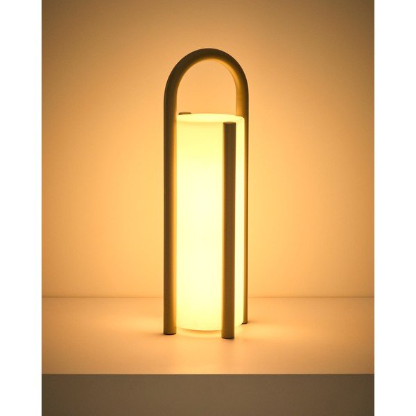 Nešiojamas lauko šviestuvas LED USB ø 16 cm Leros – Kave Home-image-4