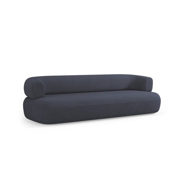 Tamsiai mėlynos spalvos sofa iš boucle 226 cm Jenny – Micadoni -image-1