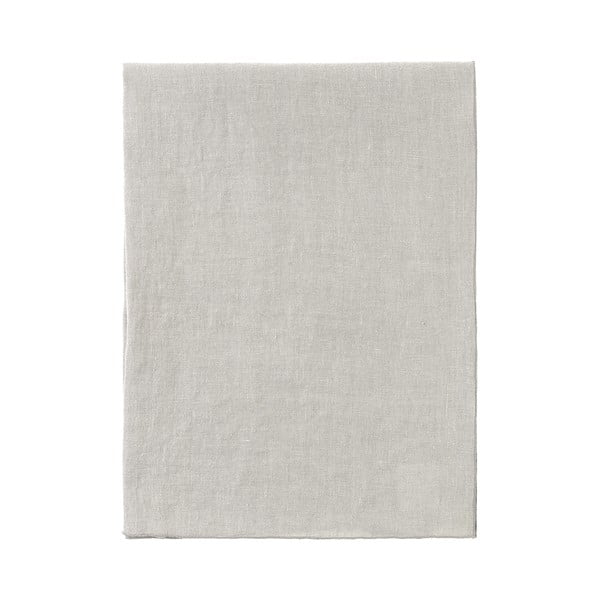 Kreminės baltos spalvos lininis stalo takelis Blomus, 140 x 45 cm
