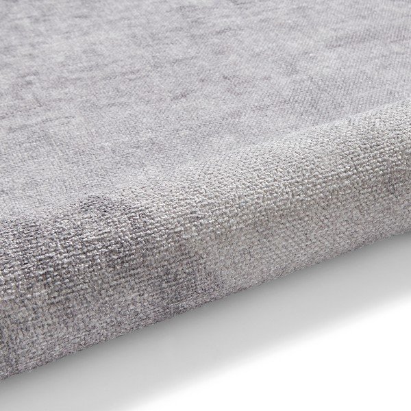 Skalbiamas iš medvilnės mišinio kilimas šviesiai pilkos spalvos 60x170 cm Whisper – Think Rugs-image-3