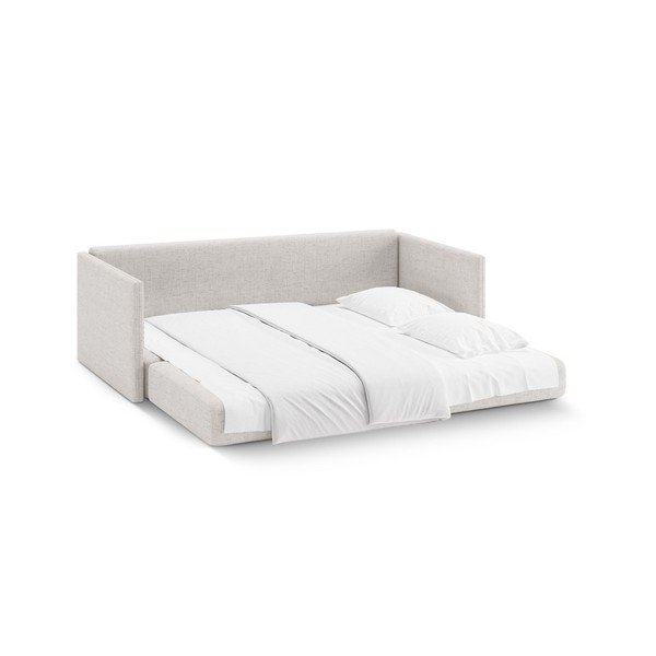 Smėlio spalvos sulankstoma sofa iš šenilinio audinio 209 cm Shannon – Cosmopolitan Design-image-3