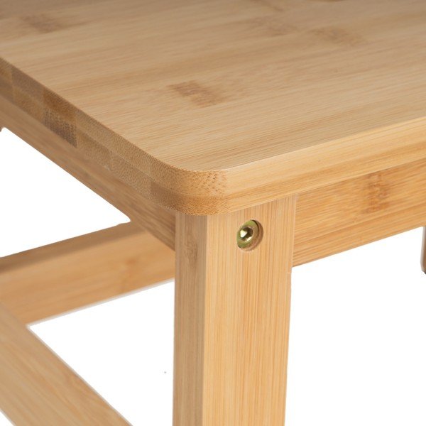 Iš bambuko taburetė natūralios spalvos – Casa Selección-image-1