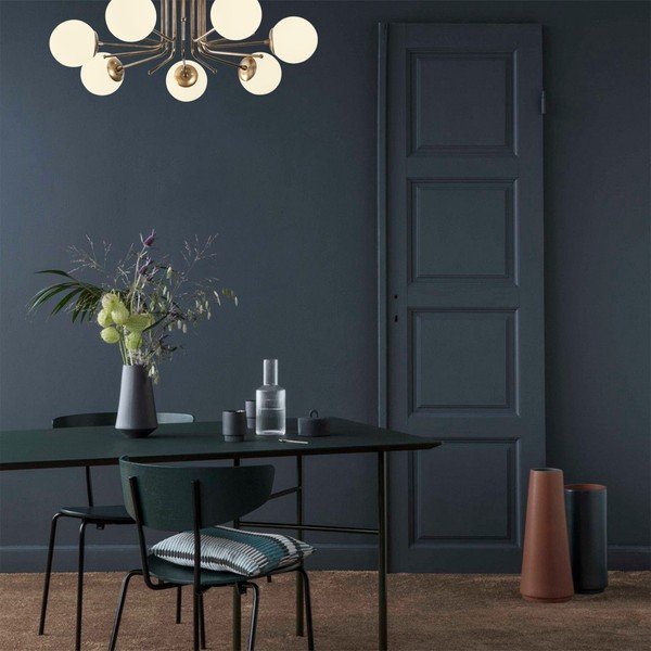 Baltos spalvos/žalvario spalvos lubinis šviestuvas ø 15 cm su stiklo gaubtu Daisy – Opviq lights-image-1