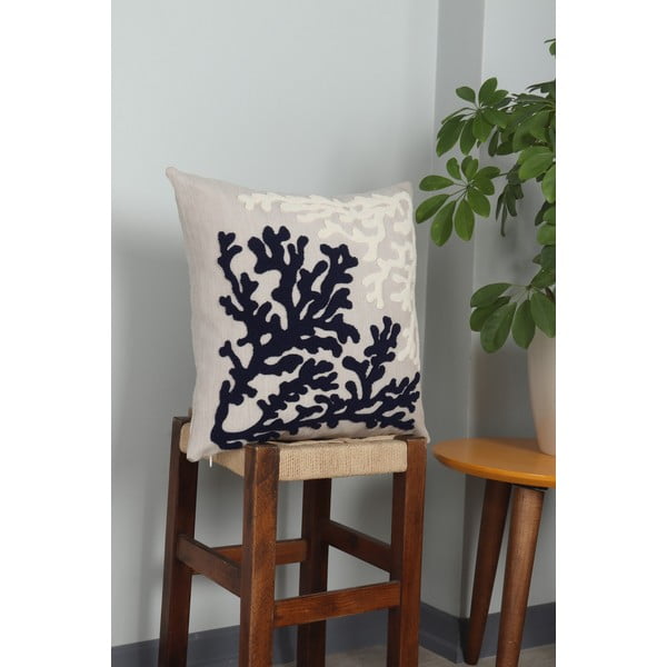 Iš lino dekoratyvinė pagalvėlė 43x43 cm Mercan – Mioli Decor-image-2