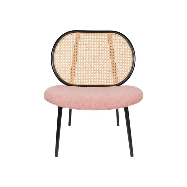 Rausvai rudas fotelis Zuiver Spike-image-2