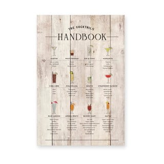 Medinis ženklas 3x60 cm Cocktails Handbook - Really Nice Things