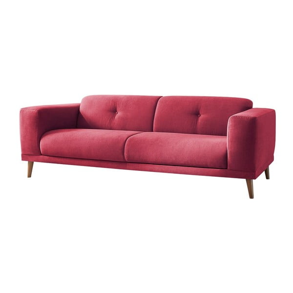 Raudona sofa su atramomis kojoms Bobochic Paris Luna-image-3
