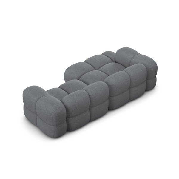 Pilkos spalvos kampinė sofa (su kairiuoju kampu/su gultu) Loretto – Cosmopolitan Design-image-4