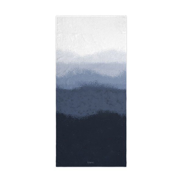 Vonios rankšluostis baltos spalvos/mėlynos spalvos 70x150 cm Nightfall – Blanc-image-2