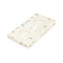 Šviesiai geltonos spalvos iš organiškos medvilnės suvystymui vaikiškas pledas 120x120 cm Off-White – Cam Cam Copenhagen