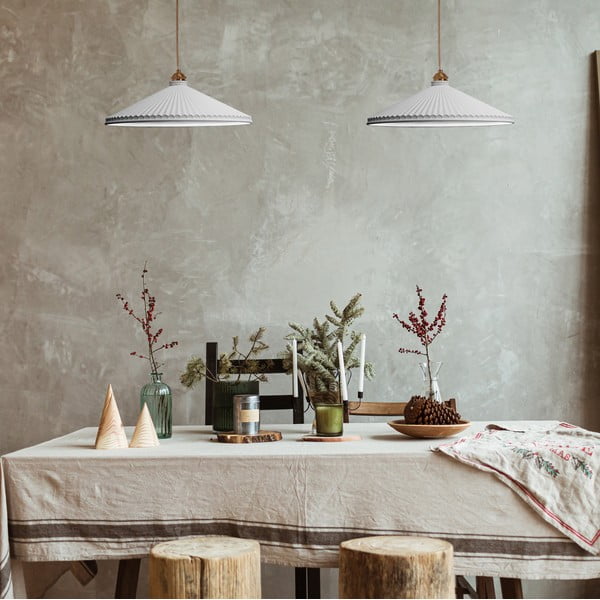 Baltas pakabinamas šviestuvas SULION Elena, aukštis 150 cm-image-1