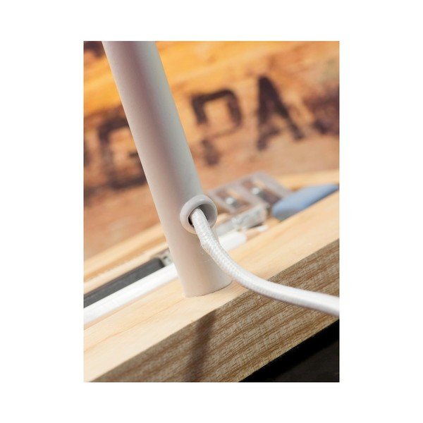 Baltas stalinis šviestuvas su uosio medienos elementais it's about RoMi Cambridge-image-1