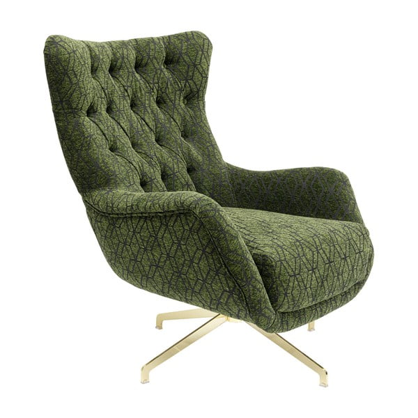 Krėslas žalios spalvos Bellini – Kare Design