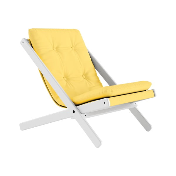 "Karup Design Boogie" balta/geltona sulankstoma kėdė
