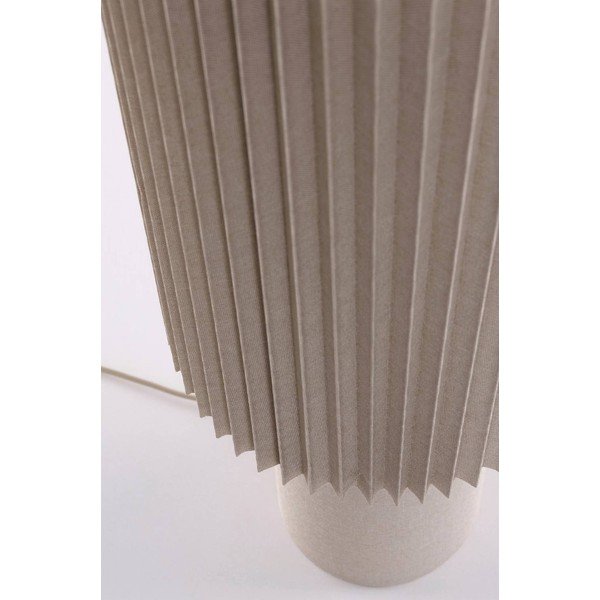 Smėlio spalvos iš tekstilės pastatomas šviestuvas (aukštis 80 cm) Harriet – Jotex-image-4