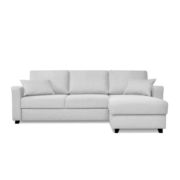Šviesiai pilka sofa lova "Cosmopolitan design Monaco