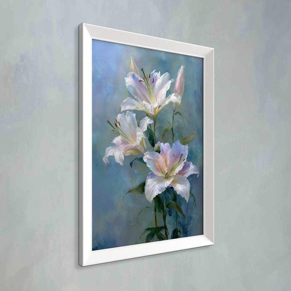 Spausdintas paveikslas su rėmeliu 56x75 cm Lilies – Styler-image-3