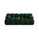 Tamsiai žalios spalvos sofa iš velveto 188 cm Bellis – Micadoni 