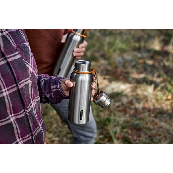 Sidabrinės spalvos iš nerūdijančio plieno termosas 500 ml – Black + Blum-image-3