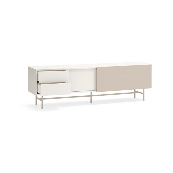 TV spintelė smėlio spalvos/kreminės spalvos 180x56 cm Nube – Teulat-image-4