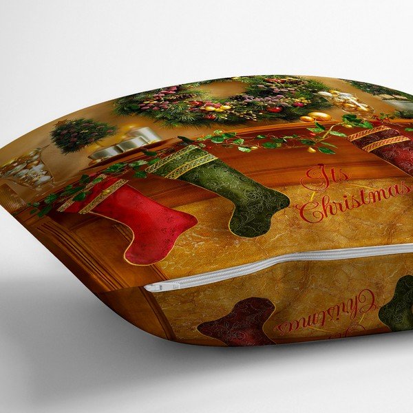 Dekoratyvinis pagalvės užvalkalas su Kalėdų motyvu 43x43 cm – Mila Home-image-1